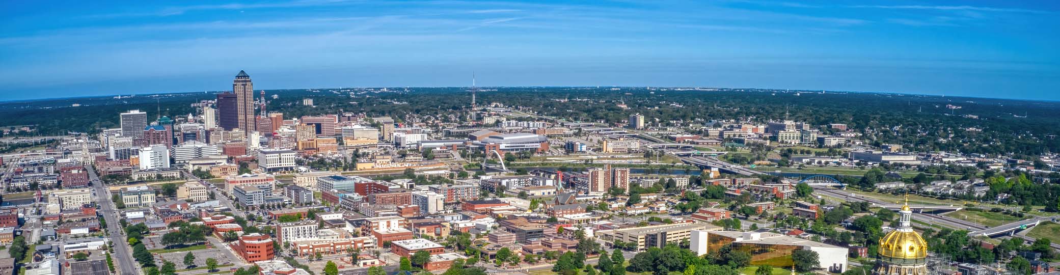 Greater Des Moines arial