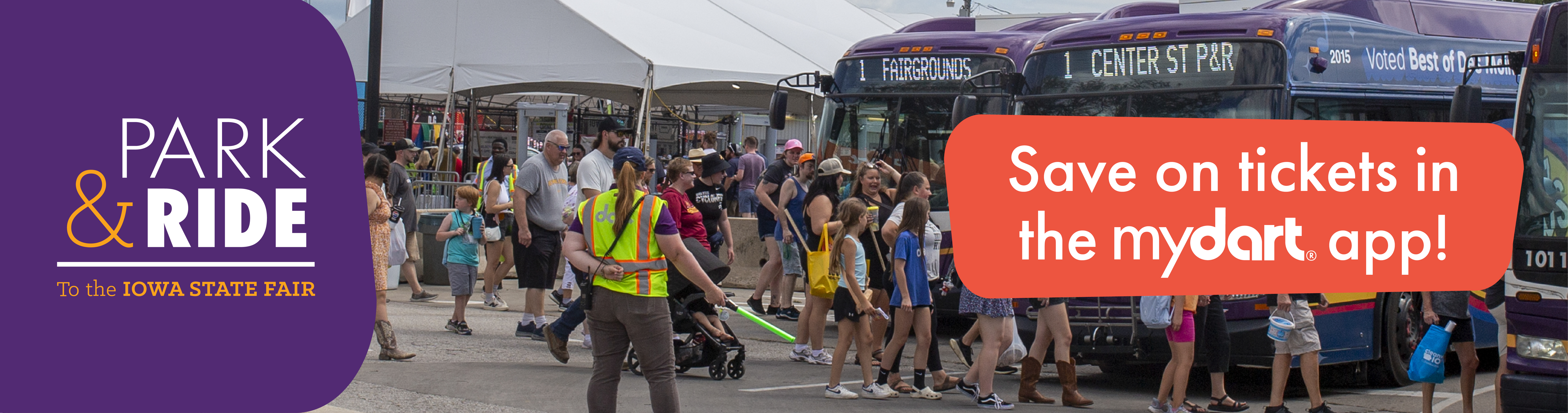 DART Park & Ride for the Iowa State Fair