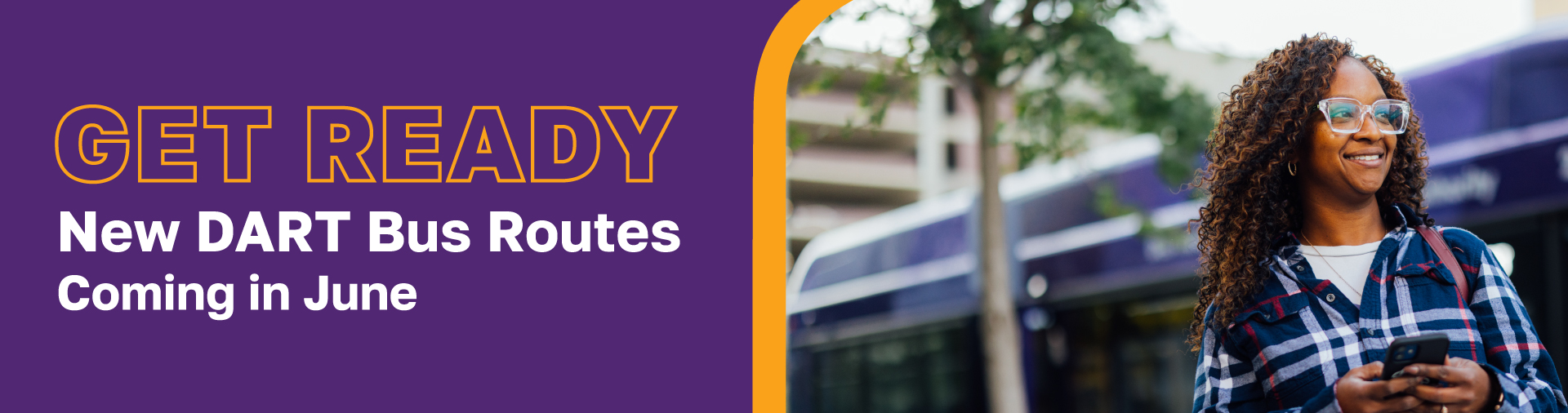 An image showing that new DART bus routes are coming in June 2026.