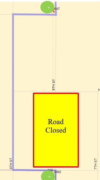 Route 11 WDSM Detour